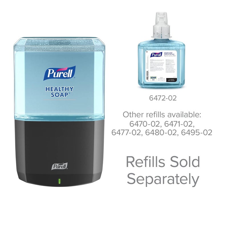 Purell موزع صابون يدوي تلقائي مثبت على الحائط ES6، رمادي، متوافق مع عبوات صابون HEALTHY بسعة 1200 مل (عبوة من 1) - 6434-01 - من تصنيع GOJO، Inc. - Image 5